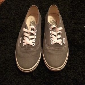 Grey vans shoes
