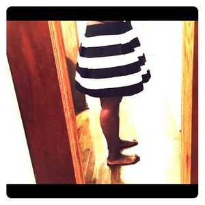 Black and white skirt