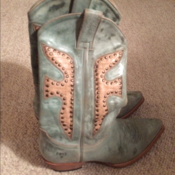 Authentic frye cowboy boots