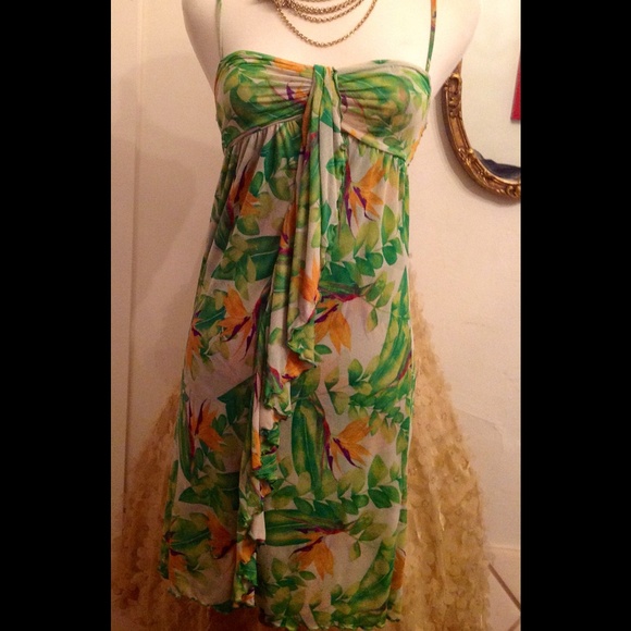 Diane Von Furstenberg Bird of Paradise Print Dress - Picture 2 of 4