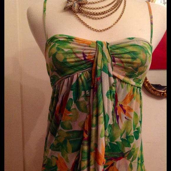 Diane Von Furstenberg Bird of Paradise Print Dress - Picture 3 of 4