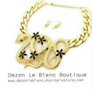 Snake Necklace Set