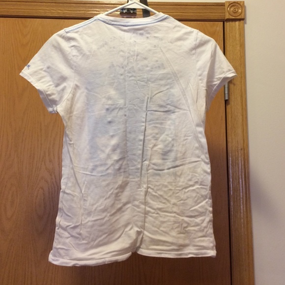 White & blue Beatles Hard Rock Cafe shirt size S. - Picture 2 of 2