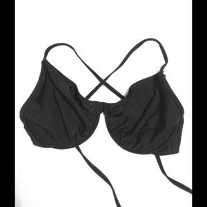 Ladies E-Cup Black Bikini Top