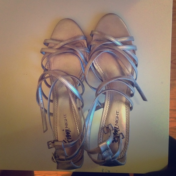Silver heels