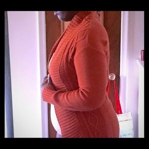 Burnt orange sweater