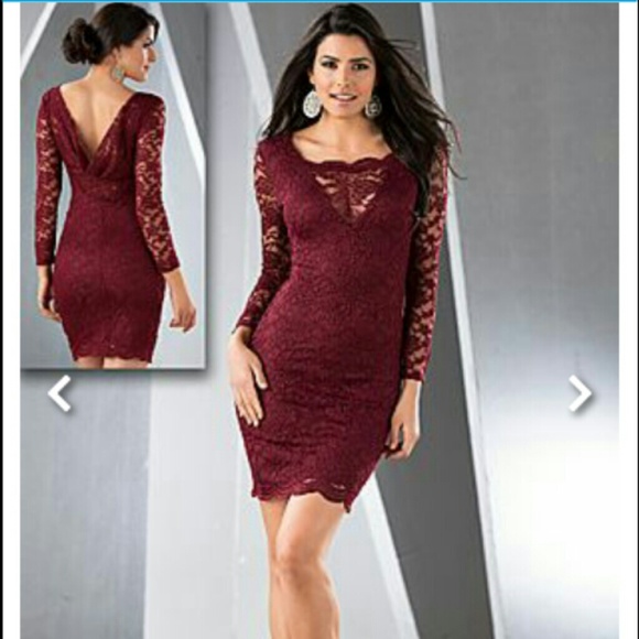 Long sleeve lace dress