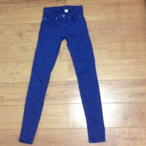 💜 H&M Indigo/Purple Skinny Pants 💜