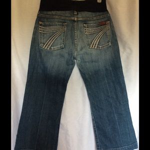 7 for all mankind dojo maternity jeans