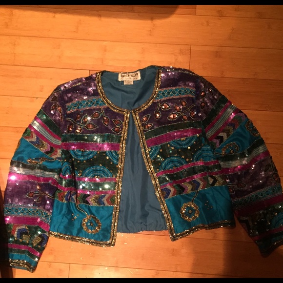 Colorful Sequined jacket - Picture 3 of 3
