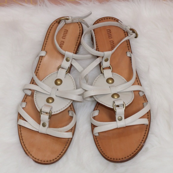 SOLD Miu Miu Jewel Crystal Sandals - Picture 3 of 4