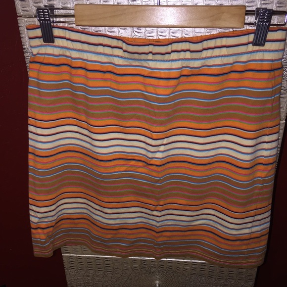 Marc Jacobs Cotton Striped Skirt