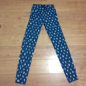 💙 Blue high waisted H&M pants. Skinny 💙