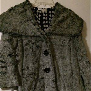 Cropped Furry Jacket