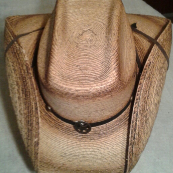 Palm leaf Cowboy Hat - Picture 4 of 4