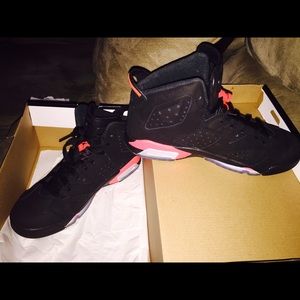 Black Jordan Infrared 6s
