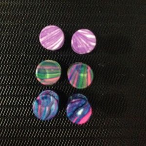 Three pairs of "fake" gauges