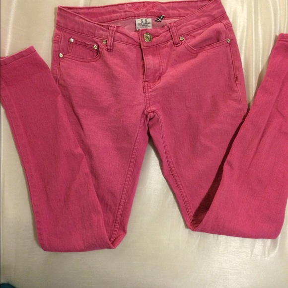 Pink jeans