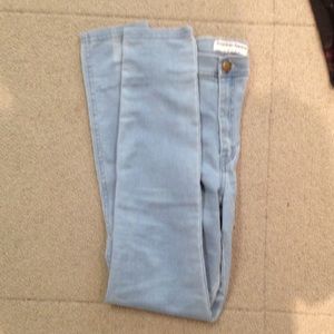 American apparel easy jeans light wash