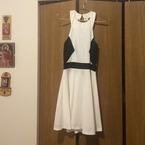 Black and white dress