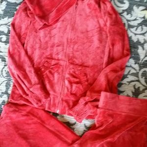 Velour sweatsuit