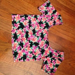 Bethany Mota, Floral, Crop Top