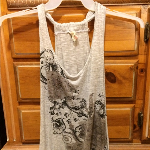 Cream tank top