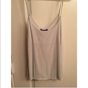 Light blue brandy tank