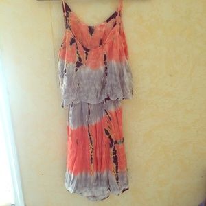 Tie die summer dress
