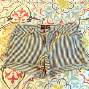 Lucky brand 'Riley' short, navy/white stripe