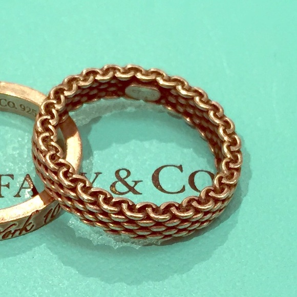 Tiffany & Co. Accessories - Tiffany & Company Mesh Ring...