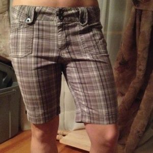 Plaid shorts