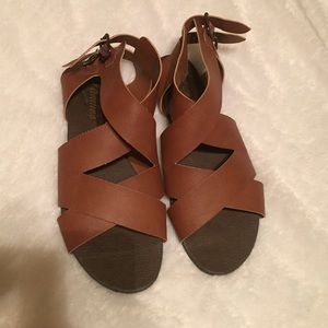 Brown sandals