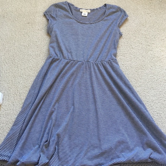 Black and White Stripes Dress