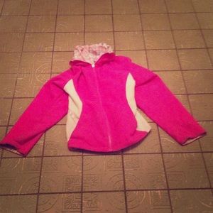 Girls Pink And White Jacket