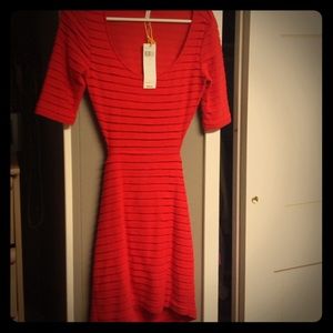 NWT BCBGeneration Red Cutout Dress