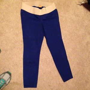 Old Navy maternity skinny jean royal blue size 6