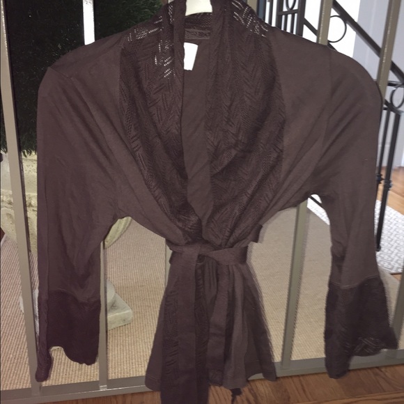 Wrap sweater