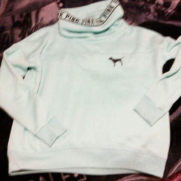 On hold Vs pink cowl neck hoodie