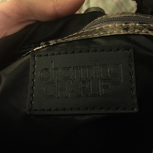 Faux Snakeskin Ruffle Purse 👜 - Picture 3 of 3