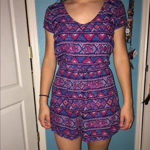 A Hollister romper with an open back!