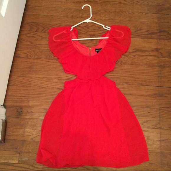 Red Cutout Dress