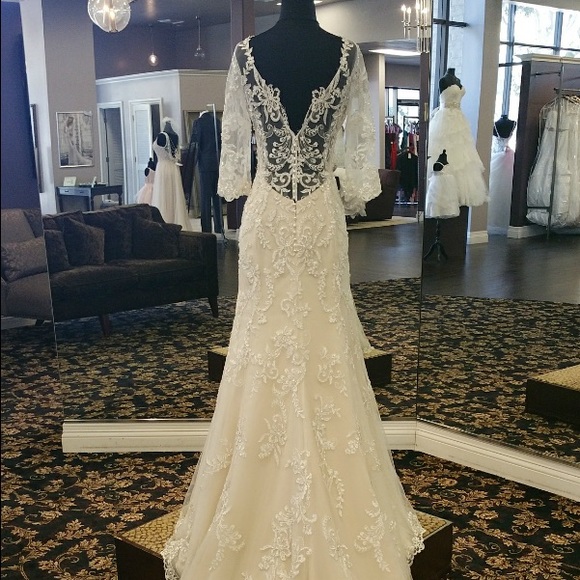 NEW wedding dress Maggie Sottero Verina never worn - Picture 2 of 4