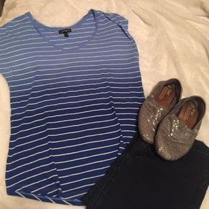 stripe express blouse