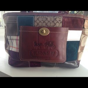 Authentic  Coach Patchwork tote