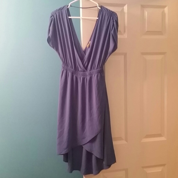 Blue francescas high-low dress