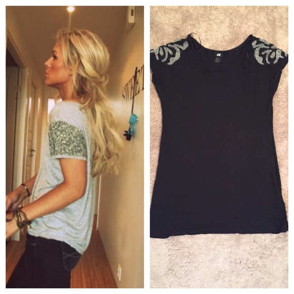 H&M dress/tunic with embellished sleeves - Picture 1 of 4