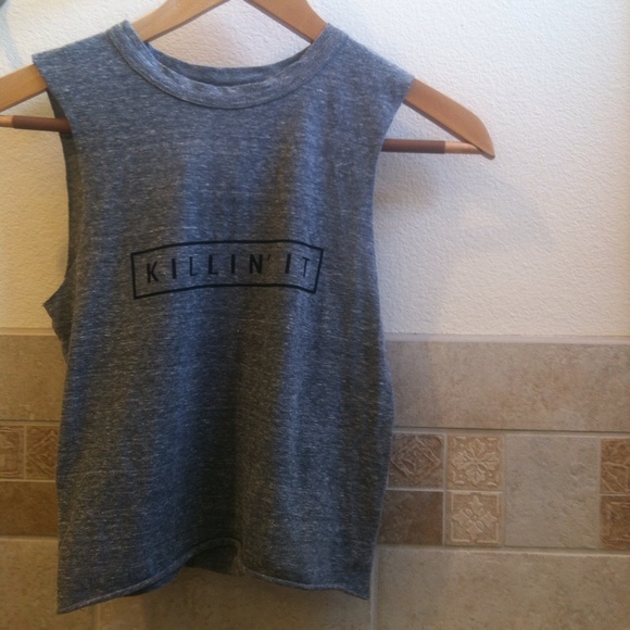 Marled Grey Muscle Tank