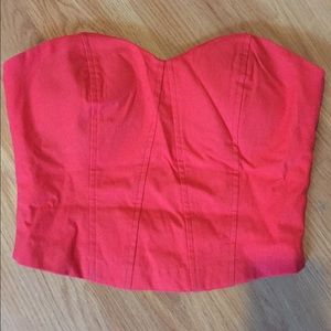 Coral crop top *Bundled*