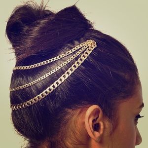 gold asos hair comb - never used ✨